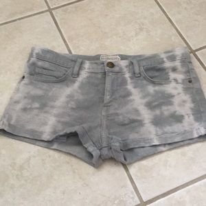 Current Elliot Grey Tye Dye Jorts